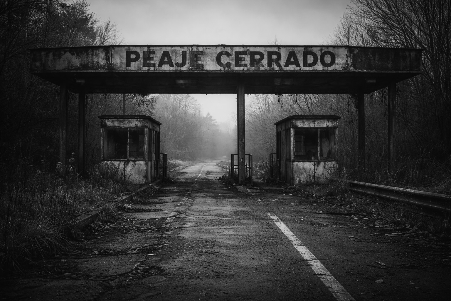 Peaje cerrado